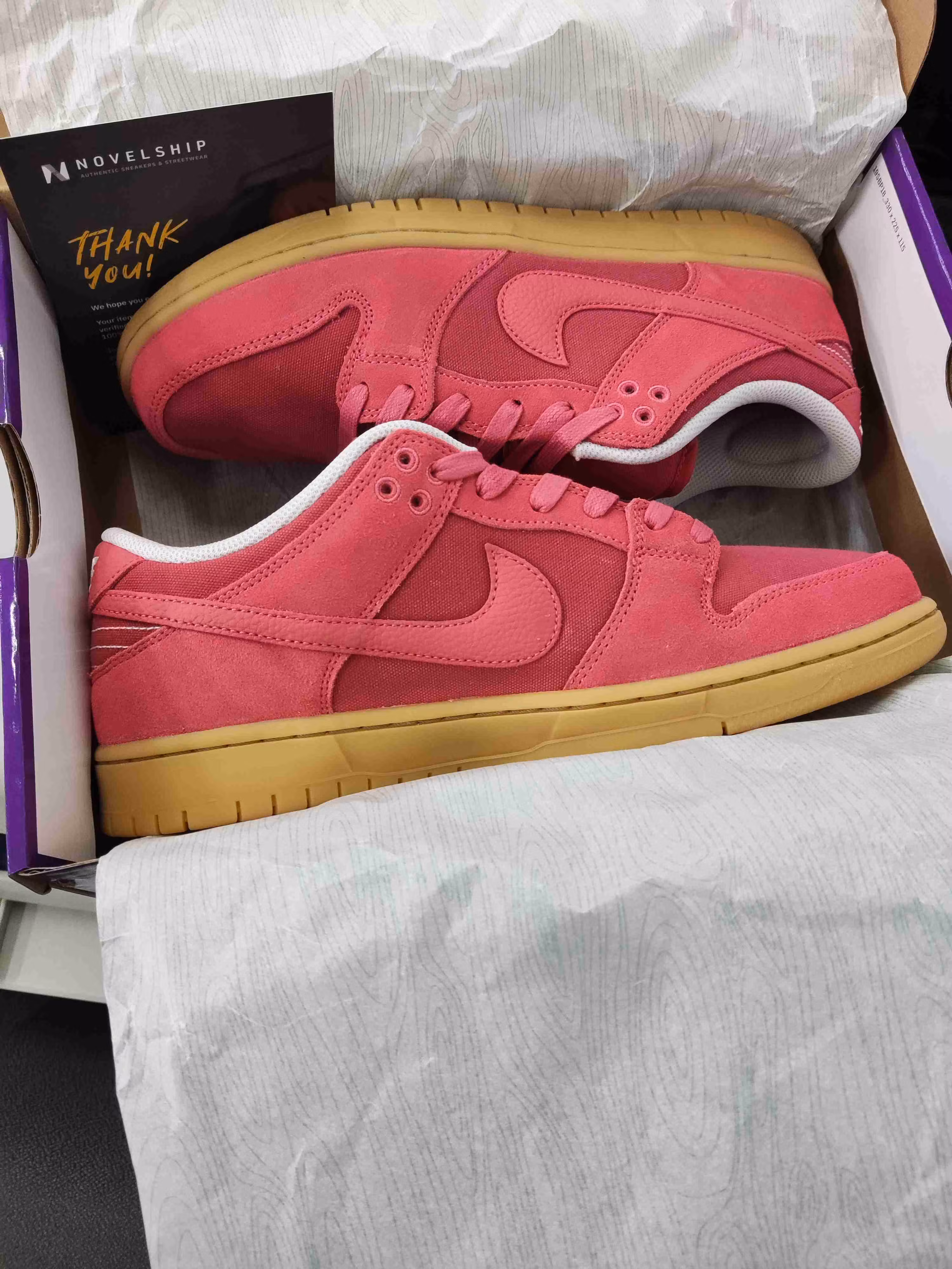 Nike SB Dunk Low 'Red Gum' DV5429-600 Nike SB Dunk Low 'Red Gum' DV5429-600